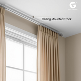 L&G Smart Curtain Automation: Leccy & Genesis Curtain Track and Smart Motor Combo | Extra Shipping Charges Applicable