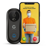 L&G Smart Video Doorbell V2, Wifi Video Door bell,  Alexa and Google Compatible | German Technology with Indian Standards